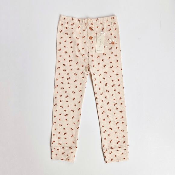 QUINCY MAE Other - NWT Quincy Mae Petite Floral Pointelle Leggings Size 4-5Y